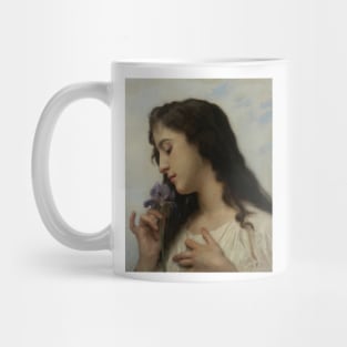 Woman with Iris by William-Adolphe Bouguereau Mug